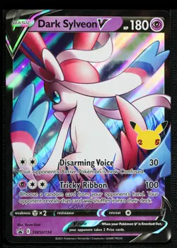 Dark Sylveon V (Celebrations Collection) Oversized Pokemon #SWSH134 - Image 1