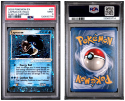 PSA MINT 9 POKEMON TCG Lapras ex 99/109 Ruby and Sapphire Holo - Image 1