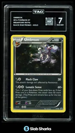 2013 POKEMON XY PROMOS BREAKPOINT #XY96 UMBREON TAG 7 - Image 1