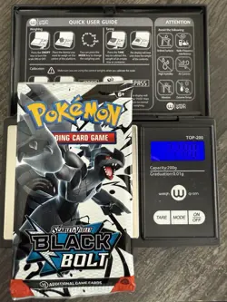 Heavy 22.80! Pokemon TCG SV 10.5 Black Bolt Booster Pack Sealed! Demi-God PackU! - Image 1