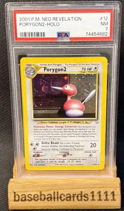 2001 POKEMON NEO REVELATION #12 PORYGON2-HOLO PSA 7 P2 - Image 1