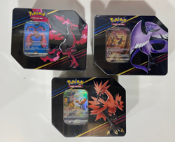 Set of 3 - Pokemon TCG: Crown Zenith Collection Tins - Factory Sealed 820650851940 - Image 1