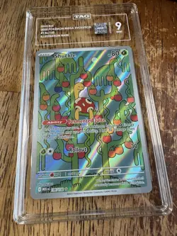 Shuckle 136/132 - Pokemon Mega Evolution Illustration Rare Tag 9 - Image 1
