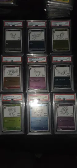 2023 Pokemon Eevee Yu Nagaba Campaign Sequential Complete Set PSA 10 - Image 1