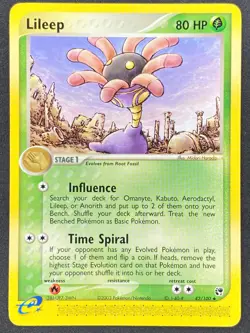 Pokemon Lileep 42/100 EX Sandstorm NM - Image 1