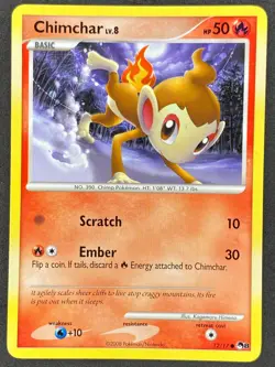 Pokemon Chimchar 12/17 POP Series 8 LP/NM - Image 1