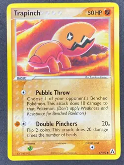 Pokemon Trapinch 67/92 LM EX Legend Maker LP - Image 1