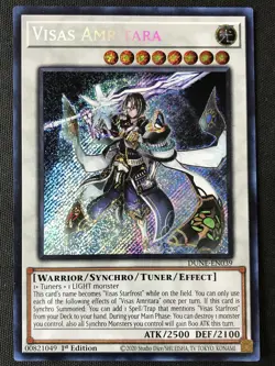 Yu-Gi-Oh Duelist Nexus #DUNE-EN039 Visas Amritara 1st Edition Secret Rare LP+ - Image 1