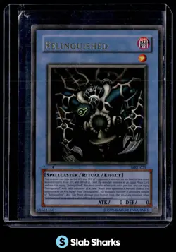 2002 YU-GI-OH! MAGIC RULER ENGLISH #MRL-029 RELINQUISHED LOWER NAME MISPRINT - Image 1