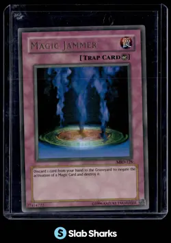 2002 YU-GI-OH! METAL RAIDERS #MRD-128 MAGIC JAMMER FADED - Image 1