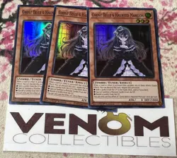 3x (M/NM) Ghost Belle & Haunted Mansion RA01-EN011 Super Rare 1st Edition YuGiOh - Image 1