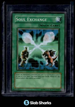 2002 YU-GI-OH! STARTER DECK: YUGI #SDY-041 SOUL EXCHANGE FADED - Image 1
