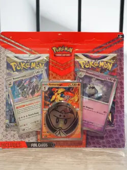 Pokemon TCG- REVAVROOM/ARMAROUGE/HOUNDSTONE Foil Cards w/2 Booster Packs New - Image 1
