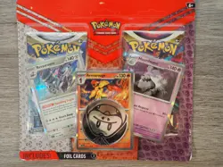 Pokemon TCG- REVAVROOM/ARMAROUGE/HOUNDSTONE Foil Cards w/2 Booster Packs New - Image 2