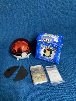Pokemon POLIWHIRL 23k Gold Plated Trading Card 1999 Nintendo #61 with COA - Image 1