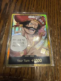 One Piece Gol.D.Roger GOLD DON!! Card (OP-13) English - Image 1