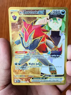 Pokemon TCG N's Zoroark EX Hyper Rare Holo Card 189/159 Sv: Journey Together - Image 1