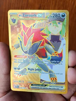 Pokemon TCG N's Zoroark EX Hyper Rare Holo Card 189/159 Sv: Journey Together - Image 2