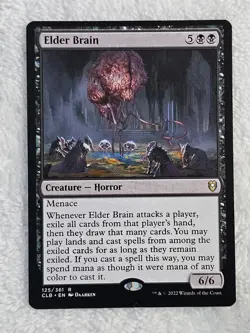 MTG Elder Brain #125 Battle for Baldur's Gate Magic Gathering Card Rare NM - Image 1
