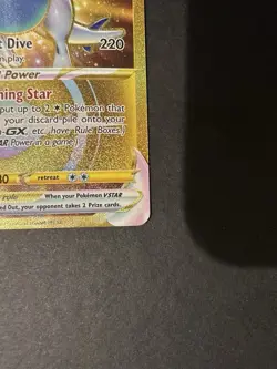 Lugia VSTAR 211/195 Silver Tempest Gold Secret Rare Pokemon Card TCG NM - Image 4
