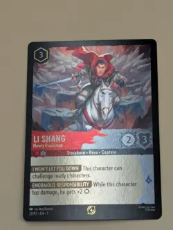 Li Shang - Newly Promoted 22 Disney Lorcana Promo Cards Cold Foil - Image 1