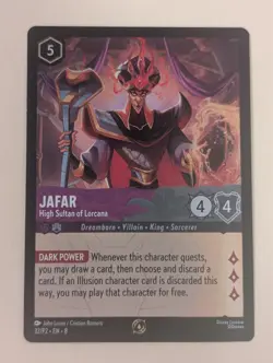 Lorcana Jafar - High Sultan of Lorcana (32/91) Disney Lorcana Promo Cards NM - Image 1