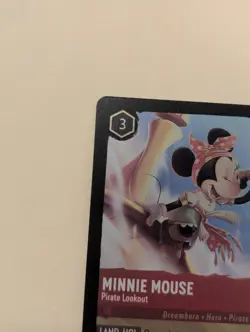Lorcana Minnie Mouse Pirate Lookout 12/P2 Cold Foil Disney Lorcana Promo Cards - Image 4