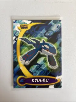 Kyogre #37 Pokemon Advanced Challenge Topps Card Non-Foil 2004 Lightly Played - Image 1