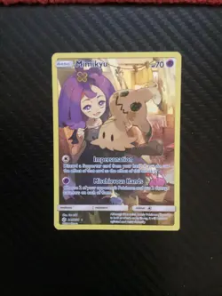 Pokemon Mimikyu Secret Rare Card 245/236 - Sun & Moon Cosmic Eclipse NM - Image 1