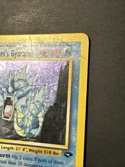 Pokemon TCG Giovanni's Gyarados Gym Challenge Holo Card 5/132 - Image 2