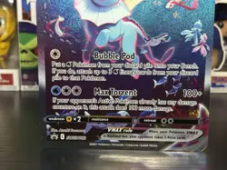Pokemon TCG Sword & Shield - Vaporeon VMAX Jumbo #SWSH182 - Promo Card I1 - Image 4