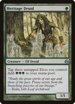 Heritage Druid Morningtide - Heavily Played Foil - Image 1