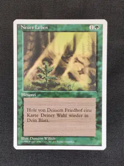 German MTG Regrowth 4th Edition Magic the Gathering Unplayed - Image 1