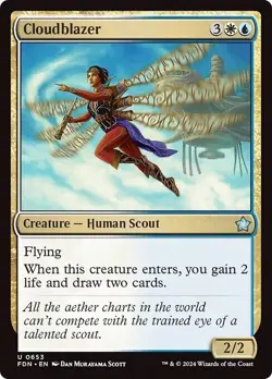CLOUDBLAZER x4 mtg NM-M Foundations 4 Unc - Image 1