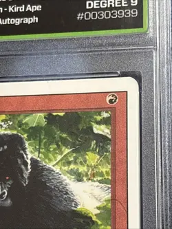 1994 MTG 9 Kird Ape Signed By Ken Meyer Jr. Revised Edition - Image 3