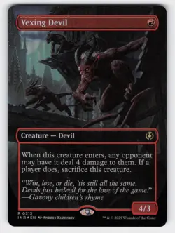 Vexing Devil (Borderless) R Innistrad Remastered 313 NM - Image 1
