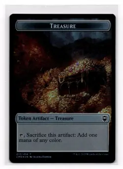 Thrull / Treasure Token FOIL - MTG Magic the Gathering - CMR 012 005 - Image 1