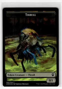 Thrull / Treasure Token FOIL - MTG Magic the Gathering - CMR 012 005 - Image 2