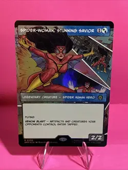 Spider-Woman, Stunning Savior (Borderless) Marvel's Spider-Man Foil - Image 1