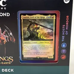 Magic the Gathering Lord of the Rings Commander Deck THE HOSTS OF MORDOR Sealed! 195166205052 - Image 4