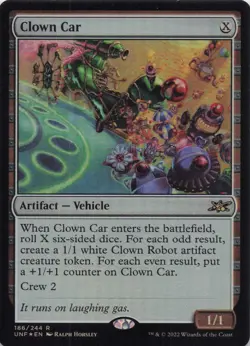 Clown Car Unfinity Foil Rare #166 NM MTG - Image 1