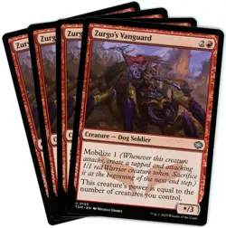 x4 Zurgo's Vanguard - 0133 - Tarkir Dragonstorm - MTG - NM/M - Image 1