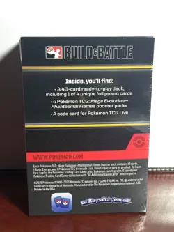 Pokemon TCG: Phantasmal Flames - Build & Battle Box New Sealed in Hand - Image 3