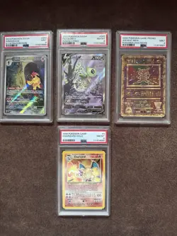 Pokemon Slabs Lot of 4 PSA Graded Cards - Image 1