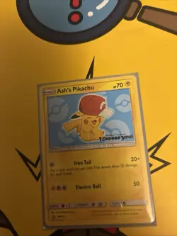 Ash's Pikachu SM108 Pokemon 'I Choose You' Black Star Movie Promo - Image 2