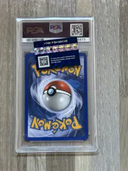 2005 Pokemon EX Unseen Forces Politoed ex Holo #107 PSA 9 Mint Tongue Swirl - Image 2