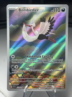 Bombirdier 219/198 - NM - Scarlet & Violet Base Illustration Rare Pokemon TCG - Image 1