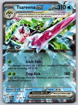 Tsareena ex - 046/182 SV04: Paradox Rift NM Pokemon Card TCG - Image 1