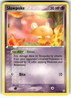 Slowpoke 76/109 Team Rocket Returns NM Pokemon Card TCG - Image 1