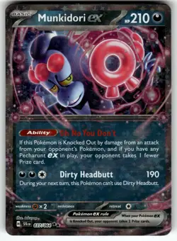 Munkidori ex - 037/064 SV: Shrouded Fable NM Pokemon Card TCG - Image 1